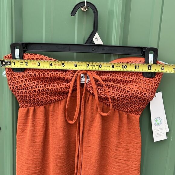 Halter Maxi Lightweight Super Comfy Dress with Sun Hat Size XXS - Picture 5 of 9